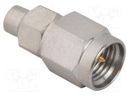Adapter; SMA male,SMP female; Insulation: PTFE; 50Ω; 26.5GHz AMPHENOL RF
