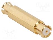 Adapter; SMP male,both sides; Insulation: PTFE; 50Ω; 26.5GHz AMPHENOL RF