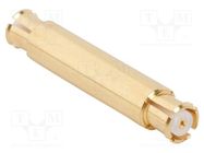 Adapter; SMP male,both sides; Insulation: PTFE; 50Ω; 20GHz AMPHENOL RF