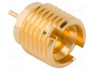 Connector: coaxial; socket; male; SMP; soldering; screw-in; brass AMPHENOL RF