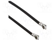 Cable; AMC4 female,both sides; angled; 0.5m AMPHENOL RF