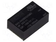 Converter: DC/DC; 3W; Uin: 24VDC; Uout: 20VDC; Uout2: -5VDC; SMT; RA3 RECOM