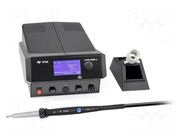 Station: hot air; digital,with knob; 150÷450°C; ESD; 2÷20l/min ERSA
