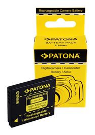 Battery f. PANASONIC DMC-FT1 FS7 FS25 FX40 FX550, PATONA