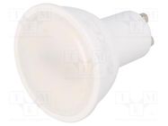 LED lamp; neutral white; GU10; 230VAC; 400lm; 5W; 120°; 4000K; 3pcs. GTV Poland