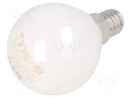 LED lamp; milky; E14; 230VAC; 4W; 360°; 4000K GTV Poland