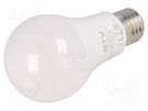 LED lamp; neutral white; E27; 230VAC; 1400lm; 14.1W; 180°; 3600K GTV Poland