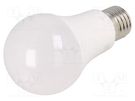 LED lamp; neutral white; E27; 230VAC; 1400lm; 14.1W; 180°; 4000K GTV Poland