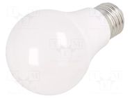 LED lamp; cool white; E27; 230VAC; 900lm; 9.5W; 220°; 6400K GTV Poland