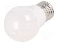 LED lamp; white warm; E27; 230VAC; 255lm; 3W; 160°; 3000K GTV Poland
