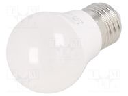 LED lamp; cool white; E27; 230VAC; 520lm; 6W; 160°; 6400K GTV Poland