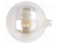LED lamp; grey; E27; 230VAC; 450lm; 8W; 360°; 1800K GTV Poland