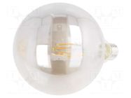 LED lamp; grey; E27; 230VAC; 450lm; 8W; 360°; 1800K GTV Poland