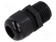 Cable gland; without nut; M20; 1.5; IP68; polyamide; black TE Connectivity