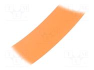 Heat shrink sleeve; glueless; 2: 1; 25.4mm; orange; polyolefine TASKER