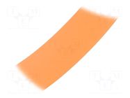 Heat shrink sleeve; glueless; 2: 1; 25.4mm; orange; polyolefine TASKER