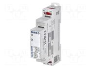 Timer; 1s÷10days; SPDT; 12÷240VAC; 12÷240VDC; -20÷50°C; IP20 ORNO