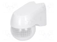 Motion sensor; wall mount; 230VAC; IP44; Range: 12m; 220°; 1.2kW ORNO