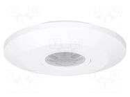 Motion sensor; wall mount; 230VAC; IP20; 6m; Range: 10s÷15min; 360° ORNO