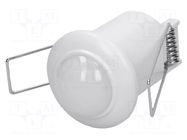 Motion sensor; ceiling; 230VAC; IP20; 6m; Range: 10s÷15min; 360° ORNO