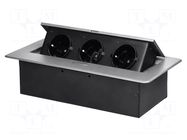 Plug socket strip: furniture; furniture socket; IP20; 3680W ORNO