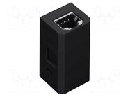 Connector: RJ45; Colour: black ORNO