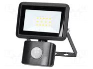 Lamp: LED flood light; 10W; 4000K; CRImin: 80; IP44; 800lm; 230VAC ADVITI