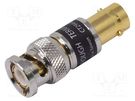 Attenuator; BNC socket,BNC plug; 50Ω; 1GHz; 40.3mm CAL TEST