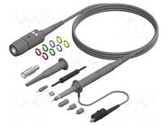 Probe: for oscilloscope; passive; 500MHz; 10: 1; In.imp: 10MΩ; 0.7ns CAL TEST