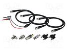 Set of cables and adapters; adapter x6,test leads x3; 50Ω CAL TEST
