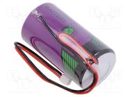 Battery: lithium (LTC); C; 3.6V; 8500mAh; non-rechargeable TADIRAN