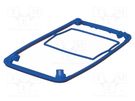 Gasket; elastomer thermoplastic TPE; BoPad; Colour: blue BOPLA