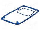 Gasket; elastomer thermoplastic TPE; BoPad; Colour: blue BOPLA