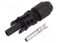 Connector: solar; plug; female; MC4 Evo stor; 47A; 1.5kV; straight STÄUBLI