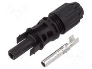 Connector: solar; plug; female; MC4 Evo 2; 69A; 1.5kV; straight STÄUBLI