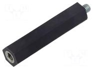 Insulating sleeve; Int.thread: M6; L: 60mm; UL94V-0; polyester BM GROUP