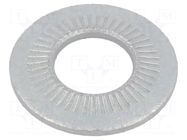 Washer; internally serrated; M12; D=27mm; h=3.1mm; spring steel BOSSARD