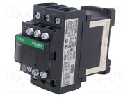 Contactor: 3-pole; NO x3; Auxiliary contacts: NC + NO; 24VDC; 25A SCHNEIDER ELECTRIC
