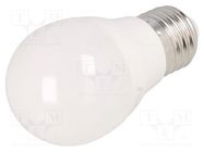 LED lamp; cool white; E27; 230VAC; 720lm; 8W; 160°; 6400K GTV Poland