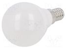 LED lamp; cool white; E14; 230VAC; 520lm; 6W; 160°; 6400K GTV Poland
