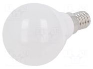 LED lamp; cool white; E14; 230VAC; 520lm; 6W; 160°; 6400K GTV Poland