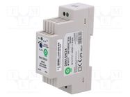 Power supply: switched-mode; for DIN rail; 15W; 24VDC; 0÷630mA POS