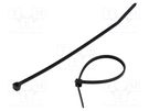 Cable tie; L: 111mm; W: 2.4mm; 80N; black; UL94V-2 ABB