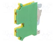 Splice terminal: rail; 500V; screw terminal; yellow-green; 32A PHOENIX CONTACT