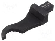 Wrench tip; torque,hook; 28÷36mm; Mounting: 14x18 KING TONY