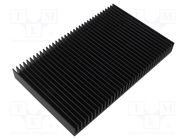 Heatsink: extruded; grilled; universal; black; L: 150mm; W: 245mm FISCHER ELEKTRONIK