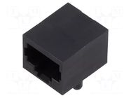 Connector: RJ45; socket; PIN: 8; 8p8c; on PCBs,PCB snap; THT ADAM TECH
