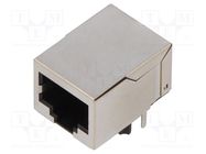 Connector: RJ45; socket; PIN: 8; shielded,with LED; Layout: 8p8c ADAM TECH