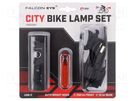 Torch: LED bike torch; 10lm,250lm; IPX5 MACTRONIC