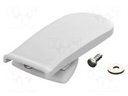 Holder; for enclosures; light grey; BOS-Streamline BOPLA